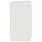 vidaXL Armario auxiliar madera maciza de pino blanco 60x36x65 cm vidaXL Armario auxiliar madera maciza de pino blanco 60x36x65 cm