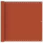 vidaXL Toldo para balcón HDPE naranja 90x400 cm vidaXL Toldo para balcón HDPE naranja 90x400 cm