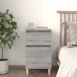 vidaXL Mesita de noche color gris sonoma 40x35x70 cm