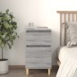 vidaXL Mesita de noche color gris sonoma 40x35x70 cm vidaXL Mesita de noche color gris sonoma 40x35x70 cm