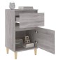 vidaXL Mesita de noche color gris sonoma 40x35x70 cm vidaXL Mesita de noche color gris sonoma 40x35x70 cm