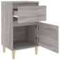 vidaXL Mesita de noche color gris sonoma 40x35x70 cm vidaXL Mesita de noche color gris sonoma 40x35x70 cm