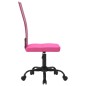 vidaXL Silla de oficina regulable en altura tela de malla rosa vidaXL Silla de oficina regulable en altura tela de malla rosa