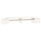 vidaXL Soporte para monitor madera maciza pino blanco 100x27,5x15 cm vidaXL Soporte para monitor madera maciza pino blanco 100x27,5x15 cm