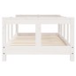 vidaXL Estructura de cama para niños madera de pino blanco 70x140 cm vidaXL Estructura de cama para niños madera de pino blanco 70x140 cm