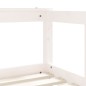 vidaXL Estructura de cama para niños madera de pino blanco 70x140 cm vidaXL Estructura de cama para niños madera de pino blanco 70x140 cm
