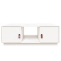 vidaXL Mesa de centro de madera maciza de pino blanco 100x50x35 cm vidaXL Mesa de centro de madera maciza de pino blanco 100x50x35 cm