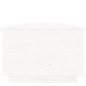 vidaXL Mesa de centro de madera maciza de pino blanco 100x50x35 cm vidaXL Mesa de centro de madera maciza de pino blanco 100x50x35 cm