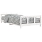 vidaXL Estructura de cama para niños madera de pino blanco 90x190 cm vidaXL Estructura de cama para niños madera de pino blanco 90x190 cm