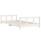 vidaXL Estructura de cama para niños madera de pino blanco 90x190 cm vidaXL Estructura de cama para niños madera de pino blanco 90x190 cm