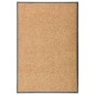 vidaXL Felpudo lavable crema 60x90 cm vidaXL Felpudo lavable crema 60x90 cm