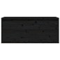 vidaXL Armario de pared de madera maciza de pino negro 80x30x35 cm vidaXL Armario de pared de madera maciza de pino negro 80x30x35 cm