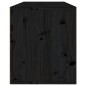 vidaXL Armario de pared de madera maciza de pino negro 80x30x35 cm vidaXL Armario de pared de madera maciza de pino negro 80x30x35 cm