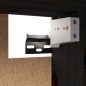 vidaXL Armario de pared de madera maciza de pino negro 80x30x35 cm vidaXL Armario de pared de madera maciza de pino negro 80x30x35 cm