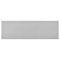 vidaXL Alfombra de pasillo gris claro 80x250 cm