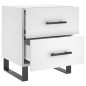 vidaXL Mesitas de noche 2 uds madera ingeniería blanco 40x35x47,5 cm vidaXL Mesitas de noche 2 uds madera ingeniería blanco 40x35x47,5 cm