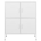 vidaXL Armario de almacenamiento acero blanco 80x35x101,5 cm vidaXL Armario de almacenamiento acero blanco 80x35x101,5 cm