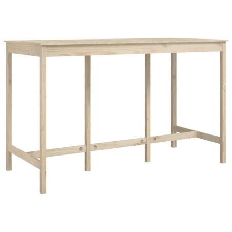 vidaXL Mesa alta de bar de madera maciza de pino 180x80x110 cm