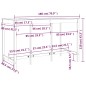 vidaXL Mesa alta de bar de madera maciza de pino 180x80x110 cm vidaXL Mesa alta de bar de madera maciza de pino 180x80x110 cm