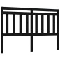 vidaXL Cabecero de cama madera maciza de pino negro 166x4x100 cm vidaXL Cabecero de cama madera maciza de pino negro 166x4x100 cm