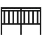 vidaXL Cabecero de cama madera maciza de pino negro 166x4x100 cm vidaXL Cabecero de cama madera maciza de pino negro 166x4x100 cm