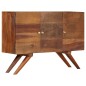 vidaXL Aparador de madera maciza reciclada marrón 110x30x75 cm vidaXL Aparador de madera maciza reciclada marrón 110x30x75 cm