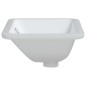 vidaXL Lavabo de baño rectangular cerámica blanco 47,5x35x19,5 cm vidaXL Lavabo de baño rectangular cerámica blanco 47,5x35x19,5 cm