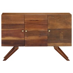 vidaXL Aparador de madera maciza reciclada marrón 110x30x75 cm