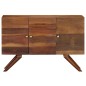vidaXL Aparador de madera maciza reciclada marrón 110x30x75 cm vidaXL Aparador de madera maciza reciclada marrón 110x30x75 cm