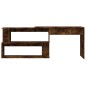 vidaXL Escritorio de esquina contrachapada roble ahumado 200x50x76 cm vidaXL Escritorio de esquina contrachapada roble ahumado 200x50x76 cm