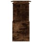 vidaXL Escritorio de esquina contrachapada roble ahumado 200x50x76 cm vidaXL Escritorio de esquina contrachapada roble ahumado 200x50x76 cm