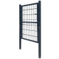 vidaXL Cancela de valla 2D individual gris antracita 106x190 cm vidaXL Cancela de valla 2D individual gris antracita 106x190 cm