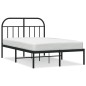 vidaXL Estructura de cama con cabecero metal negro 120x200 cm vidaXL Estructura de cama con cabecero metal negro 120x200 cm