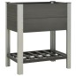 vidaXL Mesa de cultivo para jardín con estante WPC gris 75x50x90 cm vidaXL Mesa de cultivo para jardín con estante WPC gris 75x50x90 cm