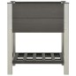 vidaXL Mesa de cultivo para jardín con estante WPC gris 75x50x90 cm vidaXL Mesa de cultivo para jardín con estante WPC gris 75x50x90 cm