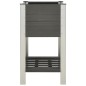 vidaXL Mesa de cultivo para jardín con estante WPC gris 75x50x90 cm vidaXL Mesa de cultivo para jardín con estante WPC gris 75x50x90 cm
