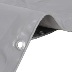 vidaXL Lona 650 g/m² 2x3 m gris