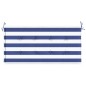 vidaXL Cojín banco jardín tela Oxford a rayas azul y blanco 100x50x3cm vidaXL Cojín banco jardín tela Oxford a rayas azul y blanco 100x50x3cm
