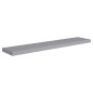 vidaXL Estantes flotantes pared 4 MDF gris 120x23,5x3,8 cm vidaXL Estantes flotantes pared 4 MDF gris 120x23,5x3,8 cm