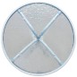 vidaXL Mesa de jardín bistro de acero gris 50x71 cm vidaXL Mesa de jardín bistro de acero gris 50x71 cm