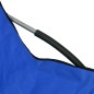 vidaXL Sillas de playa plegables 2 unidades tela azul