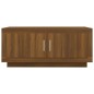 vidaXL Mesa de centro madera contrachapada roble marrón 102x50x45 cm vidaXL Mesa de centro madera contrachapada roble marrón 102x50x45 cm