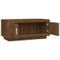 vidaXL Mesa de centro madera contrachapada roble marrón 102x50x45 cm vidaXL Mesa de centro madera contrachapada roble marrón 102x50x45 cm