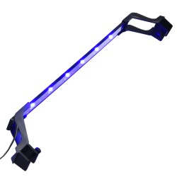 vidaXL Luz LED para acuario con abrazaderas azul y blanco 55-70 cm