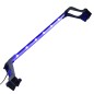 vidaXL Luz LED para acuario con abrazaderas azul y blanco 55-70 cm