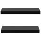 vidaXL Estantes flotantes de pared 2 unidades negro 40x20x3,8 cm vidaXL Estantes flotantes de pared 2 unidades negro 40x20x3,8 cm