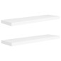 vidaXL Estantes flotantes pared 2 uds MDF blanco 90x23,5x3,8 cm vidaXL Estantes flotantes pared 2 uds MDF blanco 90x23,5x3,8 cm
