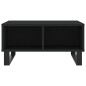 vidaXL Mesa de centro madera de ingeniería negro 60x60x30 cm vidaXL Mesa de centro madera de ingeniería negro 60x60x30 cm