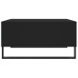 vidaXL Mesa de centro madera de ingeniería negro 60x60x30 cm vidaXL Mesa de centro madera de ingeniería negro 60x60x30 cm