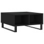 vidaXL Mesa de centro madera de ingeniería negro 60x60x30 cm vidaXL Mesa de centro madera de ingeniería negro 60x60x30 cm